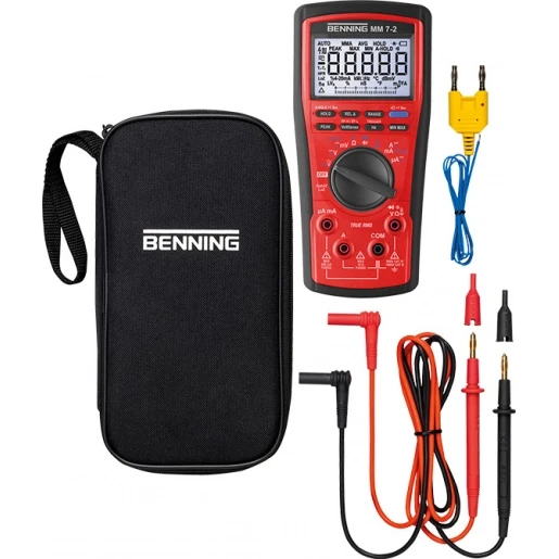 Benning Digitale multimeter True RMS 1000V AC/DC Analoog/digitaal 44044690