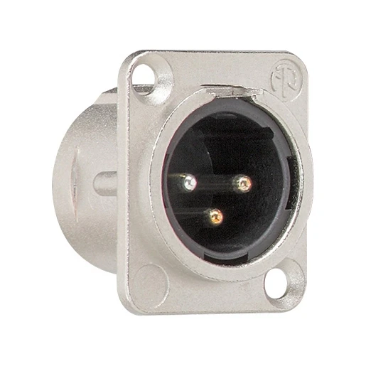 Gira Non-Design C-serie flensconnectoren 3-polig accessoires XLR Basiselement Zonder label 003700