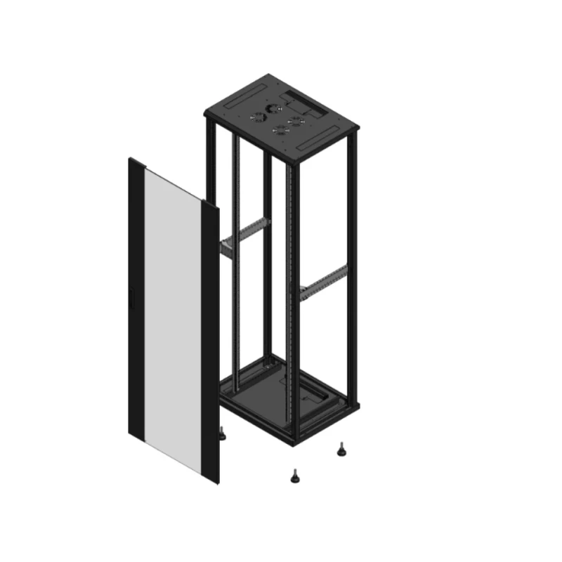 Gigamedia Vloer patchkast AV enkel VER SP EX 19" 47HE 800x600mm Zwart GGM 704786PVSSPEX