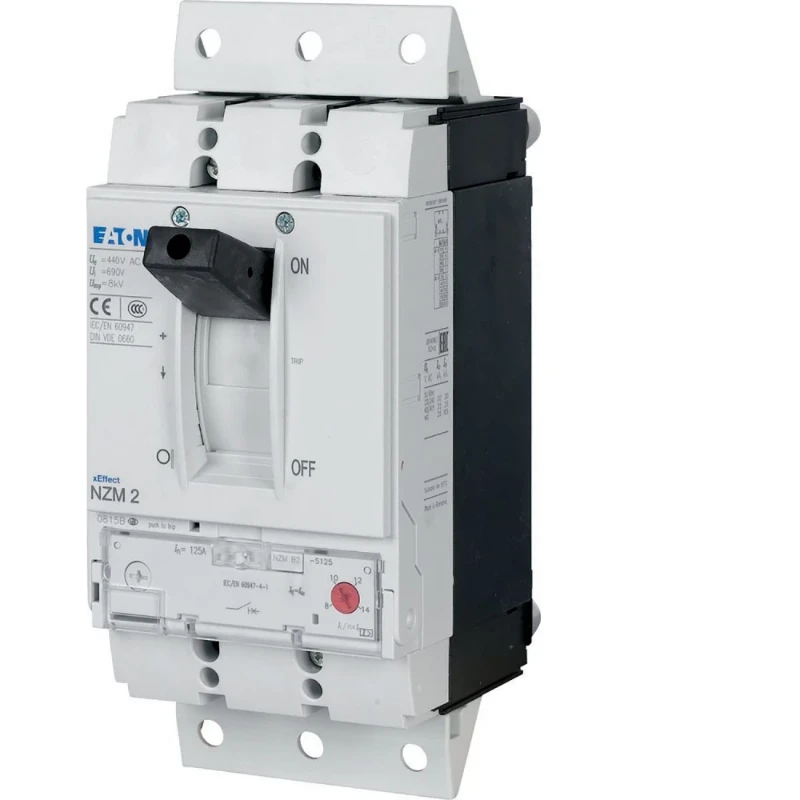 Eaton NZM2 50kA 3P 200A voor insteeksokkel IEC