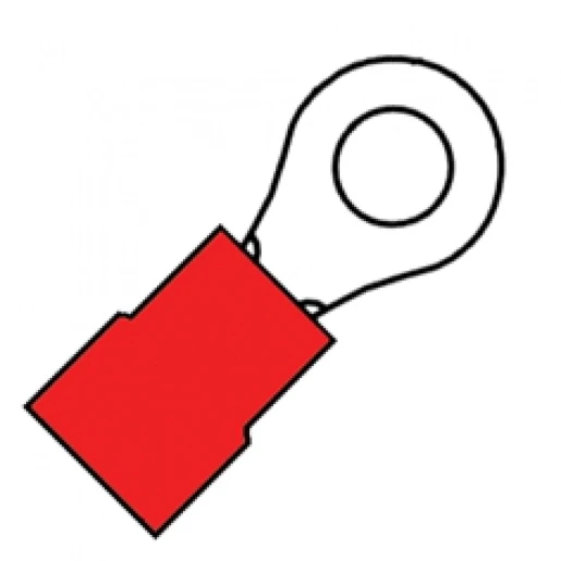 Klemko oog 0,75-1,5mm2 m3 rood