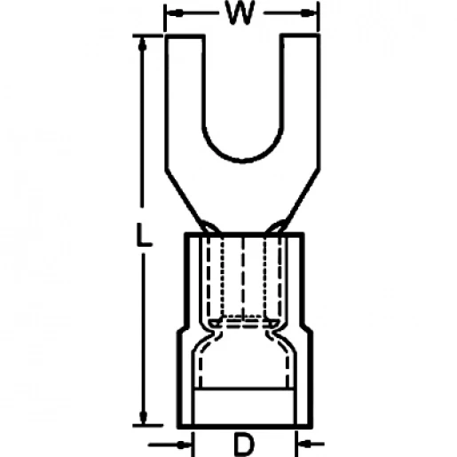 Klemko vorkschoen 6 mm2 m5 geel