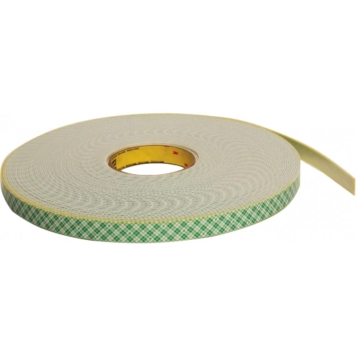 3M Dubbelzijdige Urethaan Schuimtape 4026 Crèmewit 19 mm x 33 m 1.6 mm