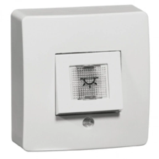 Peha Pulsdrukker + diverse symboolplaten controlelamp opbouw Wip Glanzend RAL 1013 00254121