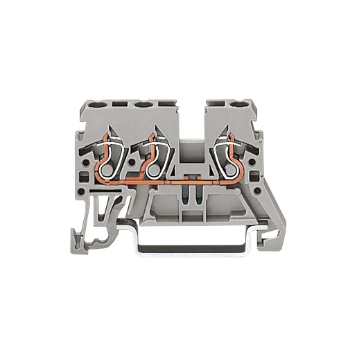 Wago Serie 870 Verbindingsrijgklem 0,08-2,5mm² eendr. 0,08-2,5mm² meerdr. Grijs