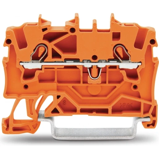 Wago Serie 2001 Verbindingsrijgklem 0,5-2,5mm² eendr. 0,25-1,5mm² meerdr. Oranje