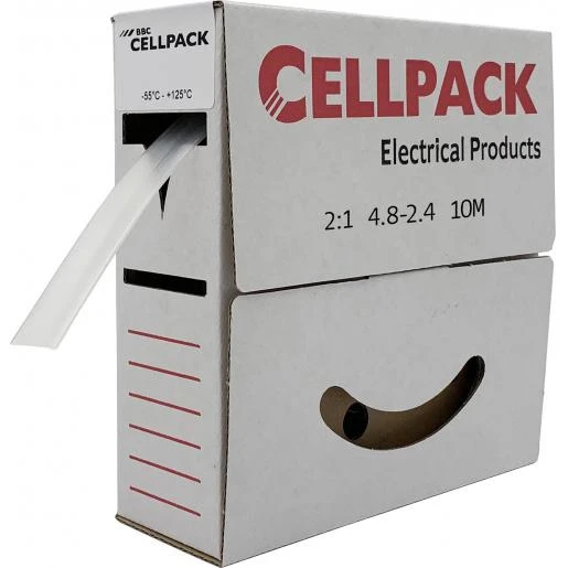 Cellpack KRIMPKOUS SB 4,8-2,4/10M TRANSPARANT