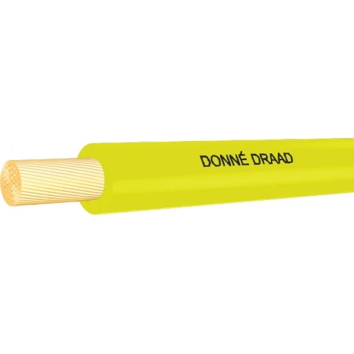 Donné VMD Montagedraad 0.75mm² Eca PVC 70°C geel 5000M Doos 008633D3