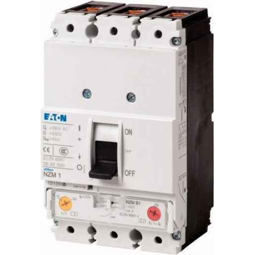 Eaton VERMOGENSAUTOMAAT 20A/3P 50KA