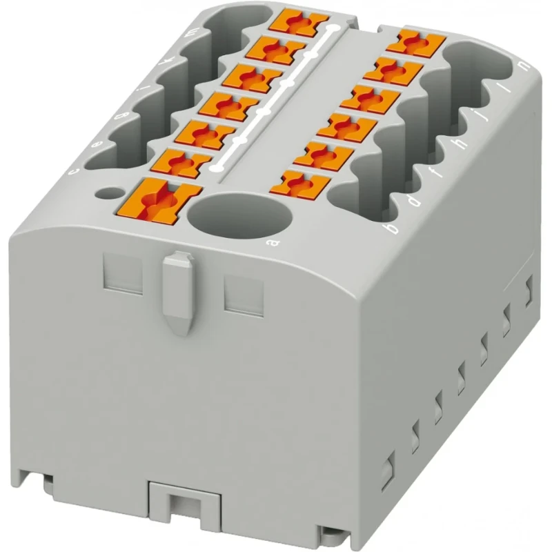 Phoenix Contact PTFIX Verbindingsrijgklem 0,14-4mm² eendr. 0,14-2,5mm² meerdr. Grijs