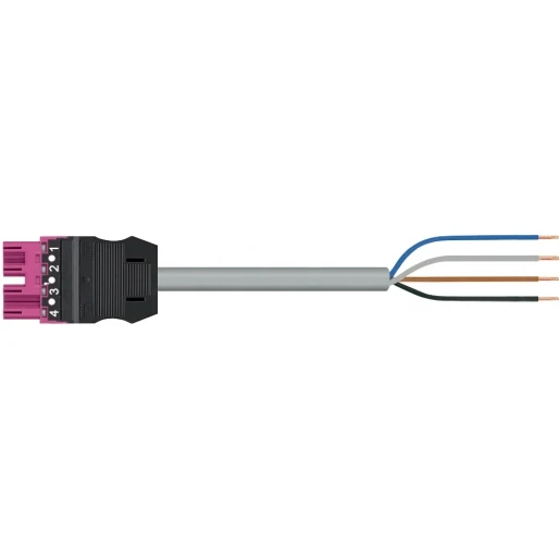 Wago SERIE 771 Patchkabel gebouwinstallatie 4p Stekker Vrij kabeluiteinde 8000mm