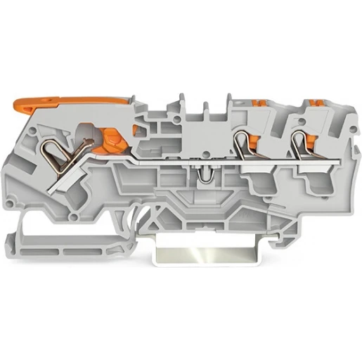 Wago SERIE 2104 Verbindingsrijgklem 1,6mm² eendr. 0,5-4mm² meerdr. Grijs
