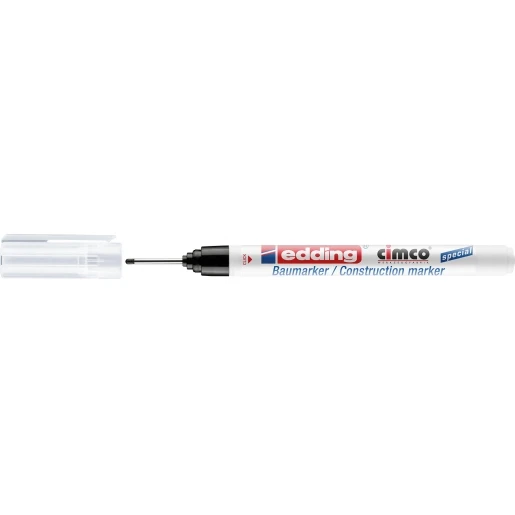 Cimco Permanent Markeerstift diepgat Zwart 212188