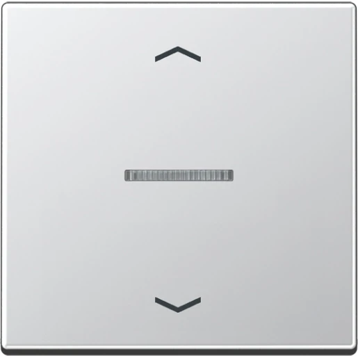 Jung A range home stuurafdekking pijl a500 enkelvoudig Mat aluminium RAL 9006 BTA17101PAL