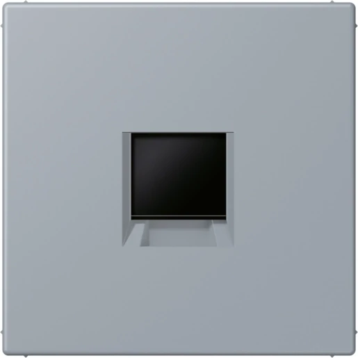 Jung LS range Afdekking centraalplaat AMP Radiall LC4320O Modular-Jack 1 connector Zonder label LC1969-1WE257