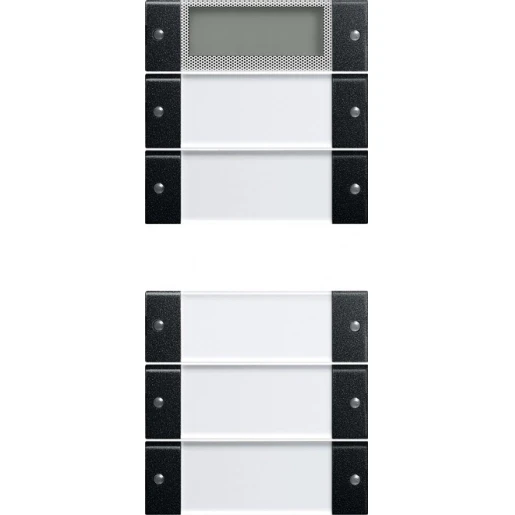 Gira Wippenset 5-v Plus (2+3) TK System 55 clear/zwart m