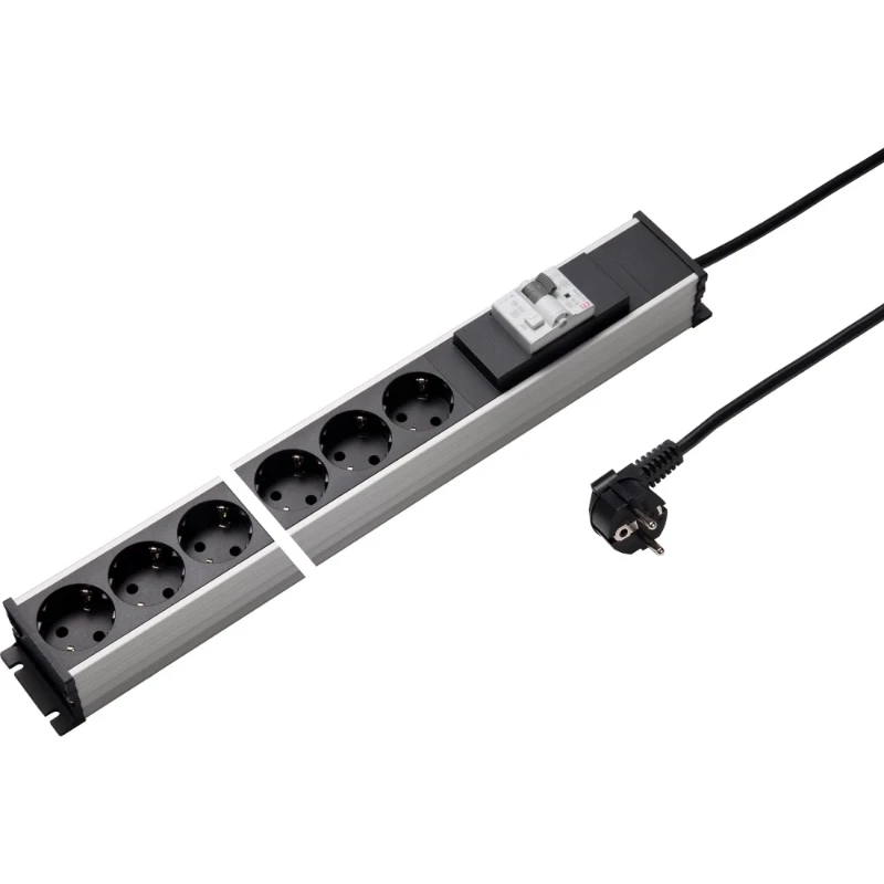 Martin Kaiser Contactdooscombinatie 6RA 16A IP20 snoer 3m 1339ZL6L-SW3