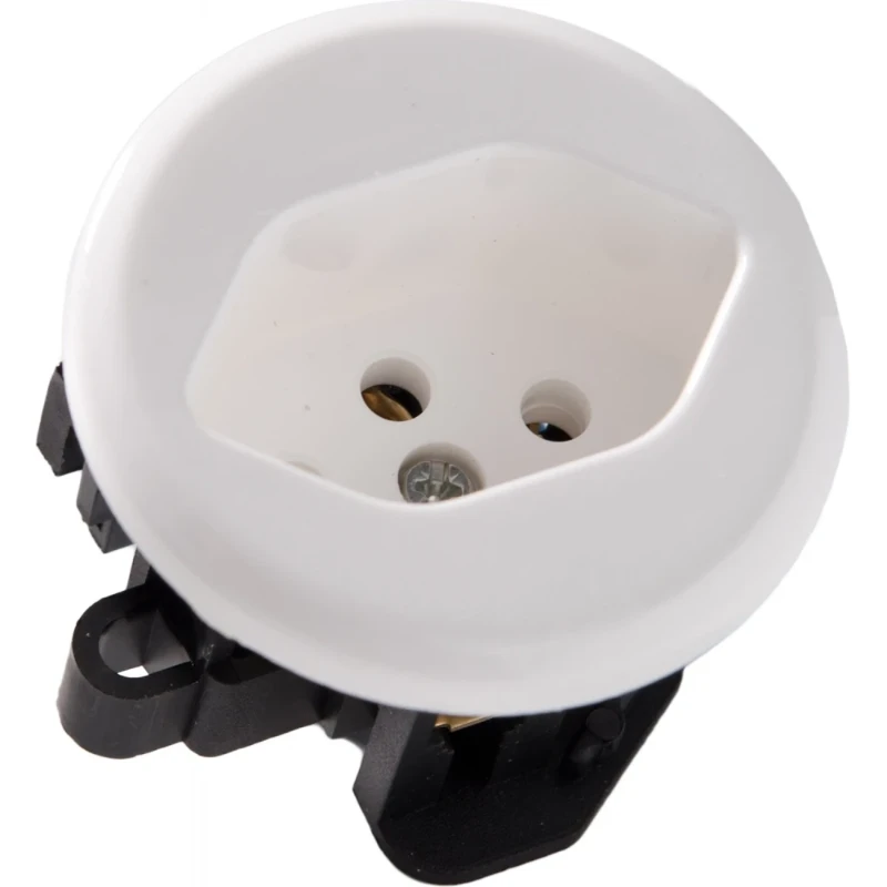 Martin Kaiser inbouw toestelcontactdoos geaard t13 250V 10A IP20 wit 493/KWS