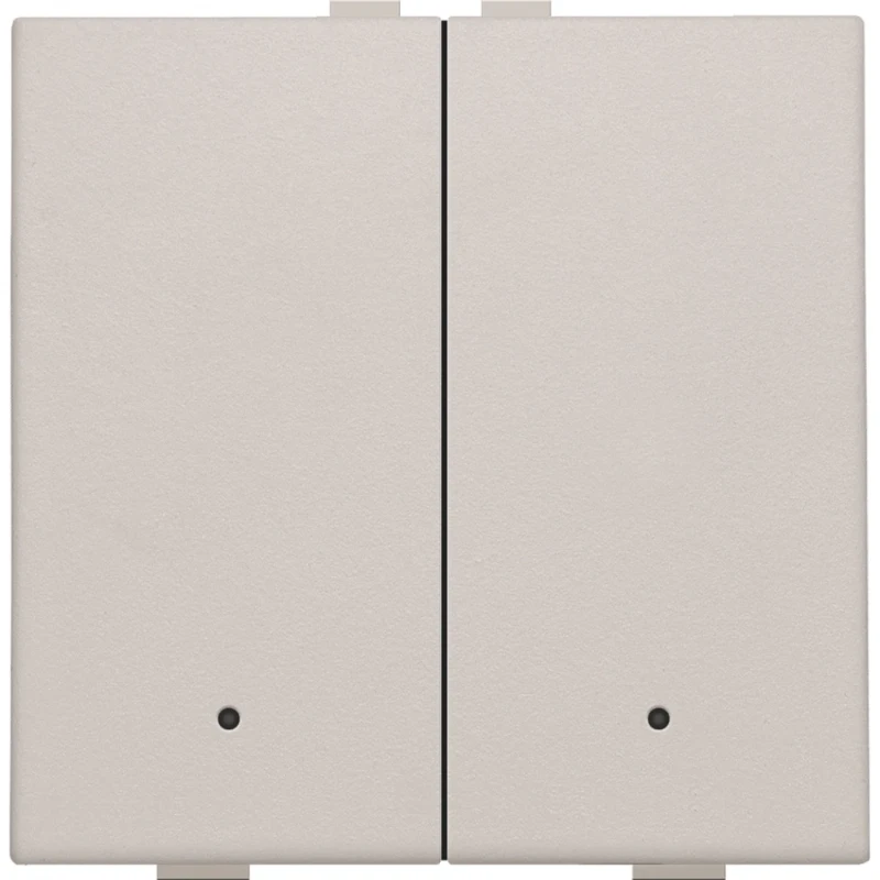 Niko Drukknop met led en comfortsensoren Home Control grijs inbouw 102-52202