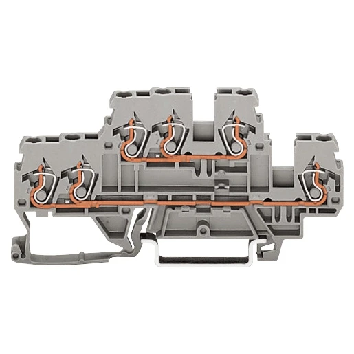 Wago Serie 870 Verbindingsrijgklem 0,08-2,5mm² eendr. 0,08-2,5mm² meerdr. Grijs