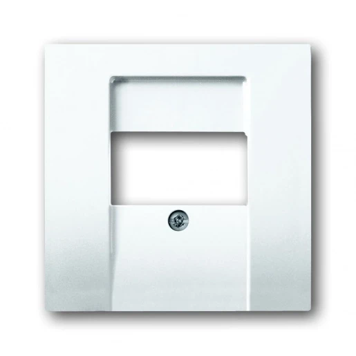 ABB Busch-Jaeger Future, Solo, Axcent, Carat Centraalplaat TAE/USB Centraalplaat 1 connector Zonder label wit 2CKA001710A3162