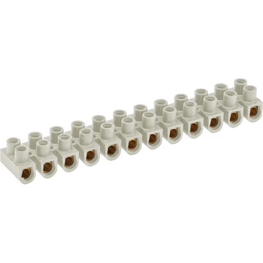 Bizline Kroonklemstrook 6mm2 van wit polypropyleen