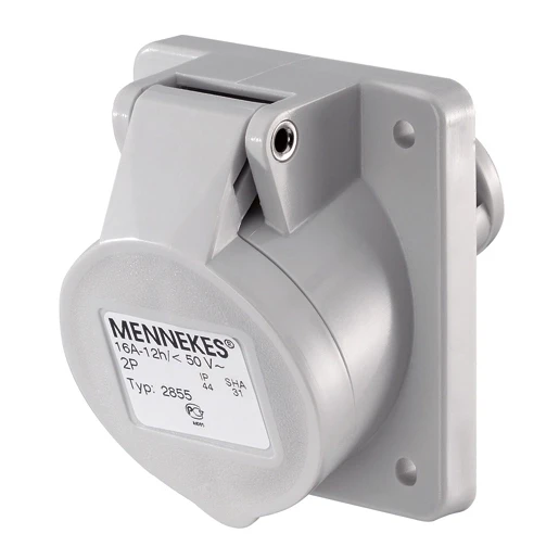 Mennekes Inb. contactdoos 16A 2P 12H50V IP44