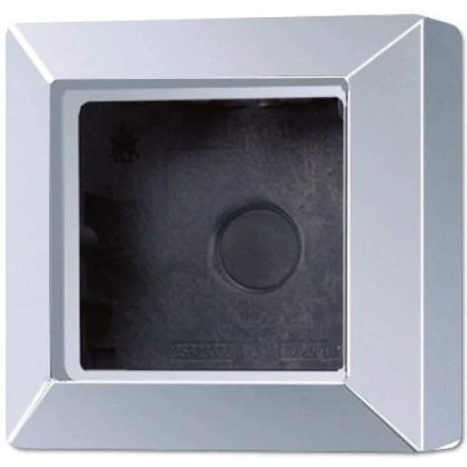 Jung AS range opbouwkap a500 1-voudig aluminium Horizontaal en verticaal AS581AAL