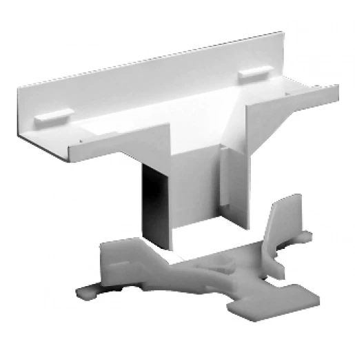 Attema K25 aftakstuk leidingkanaal 25x13mm Kunststofwit RAL 1013 AT5790