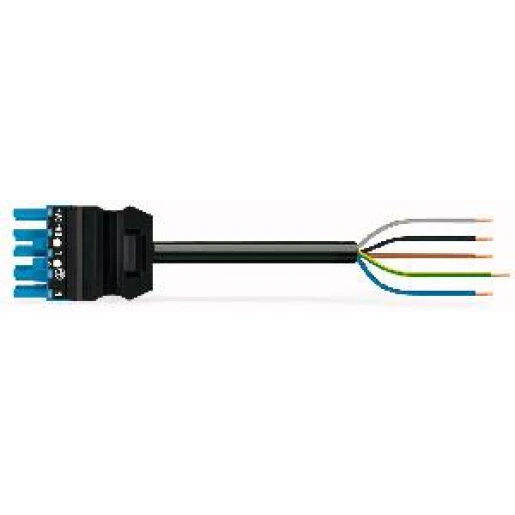 Wago Serie 771 Patchkabel gebouwinstallatie 5p Contrastekker (female) Vrij kabeluiteinde 2000mm