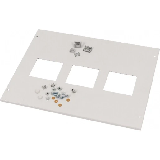 Eaton FRONTPANEEL MET UITSNIJDING VOOR 2xNZM2 VERTICAAL 3P H=400