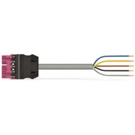 Wago Serie 771 Patchkabel gebouwinstallatie 5p Stekker Vrij kabeluiteinde 1000mm