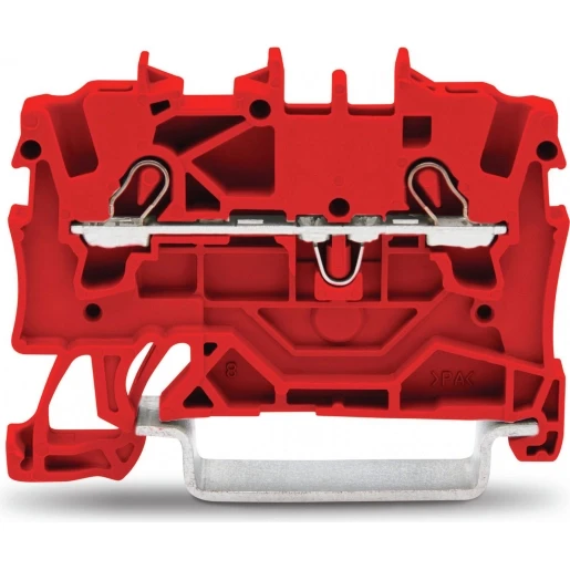 Wago Serie 2001 Verbindingsrijgklem 0,5-2,5mm² eendr. 0,25-1,5mm² meerdr. Rood