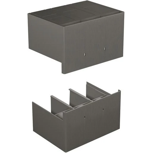 ABB AFDEKKAPPEN VOOR TMAX T5 HOOG VOOR VASTE AUTOMAAT 4P SET VAN 2 STUKS