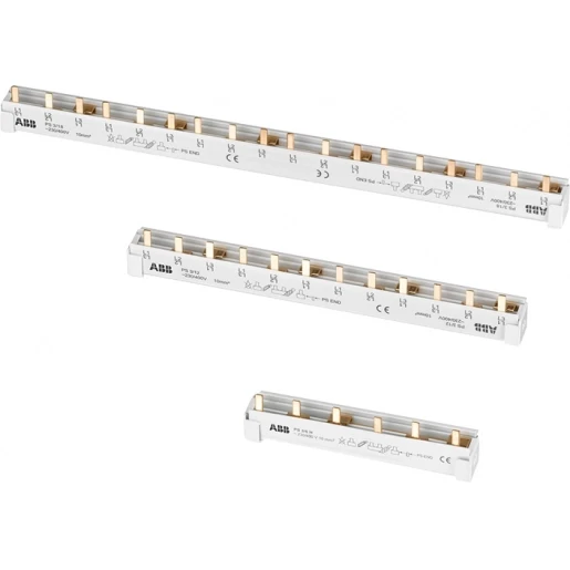 ABB L1-L2-L3-N(VRIJ)-L1-L2-L3-L1-L2-...VERZAMELRAIL 3F 12 MOD. VAR.LE