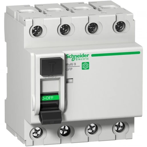 Schneider Electric Multi 9 Aardlekschakelaar SI UL1053 4p 40A 0.026A type A M9R81440