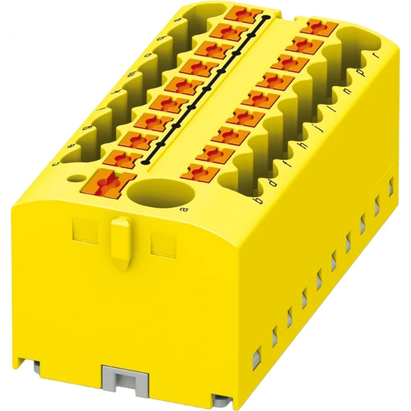 Phoenix Contact PTFIX Verbindingsrijgklem 0,14-4mm² eendr. 0,14-2,5mm² meerdr. Geel