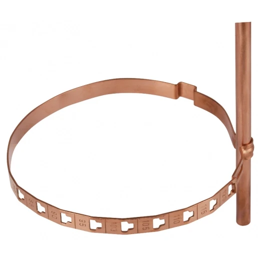 Dehn Conductor holder for rd 8mm cu for downpipes d 80-120mm