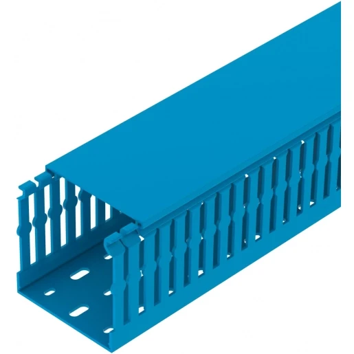 OBO Cablix bedradingskoker en goot 80x80x2000mm PVC blauw RAL 7030 6132641