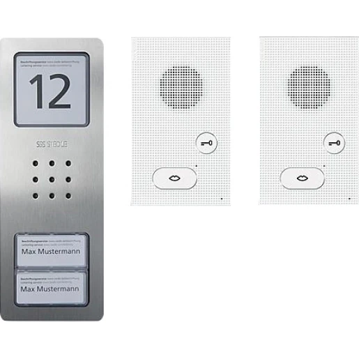 Siedle Audio set basis 2 binnenposten zilver 210008743-00