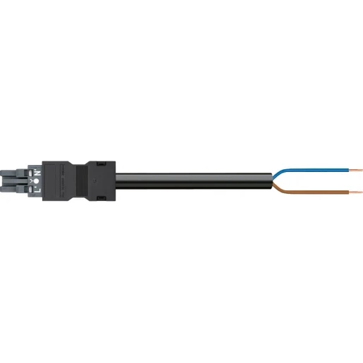 Wago SERIE 771 Patchkabel gebouwinstallatie 2p Contrastekker (female) Vrij kabeluiteinde 5000mm