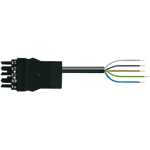 Wago SERIE 771 Patchkabel gebouwinstallatie 5p Contrastekker (female) Vrij kabeluiteinde 2000mm