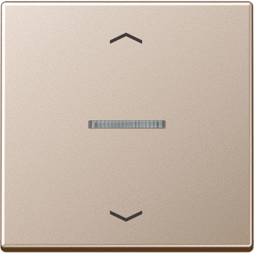 Jung A range home stuurafdekking pijl a500 champagne enkelvoudig Mat RAL 1013 BTA17101PCH