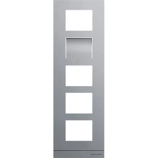 ABB Busch-Jaeger Welcome IP kader video buitenpost maat 1/5 Aluminium