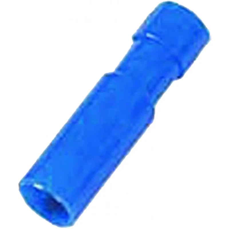 Intercable Voll.geïs. rondsteekhuls 1,5-2,5mm2 steker 4mm blauw