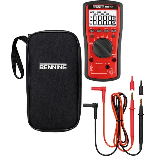 Benning Digitale multimeter True RMS 1000V AC/DC CAT IV Digitaal 44044692