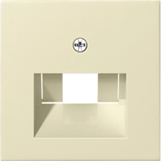 Gira System 55 afdekking netwerkaansluitdoos UAE/IAE Centraalplaat Zonder label wit 027001