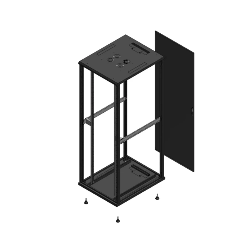 Gigamedia Vloer patchkast SP AR enkel TOL EX 19" 47HE 800x1000mm Zwart GGM 7047810SPPTSEX