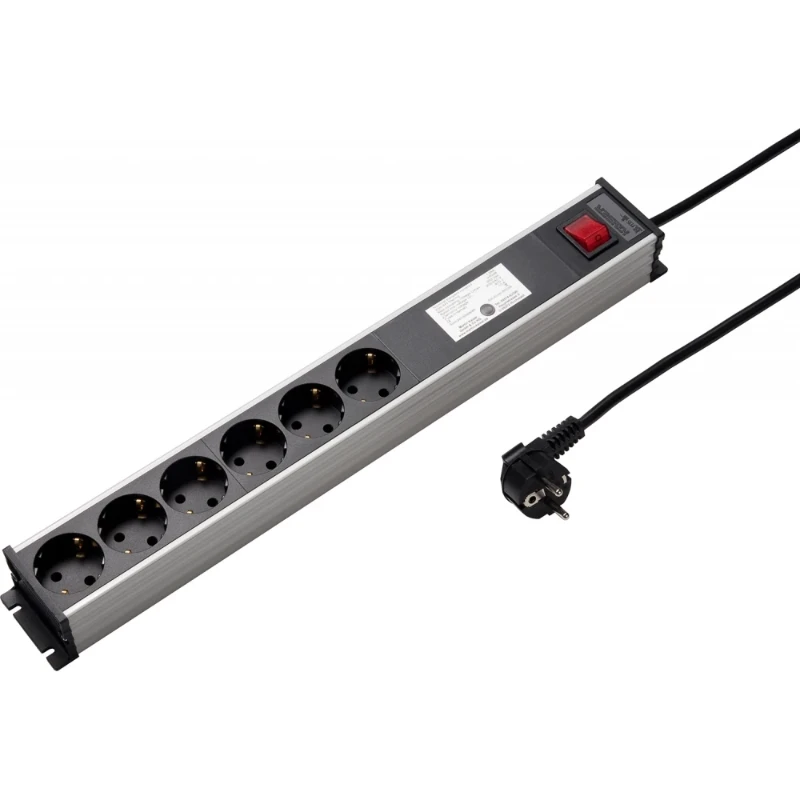 Martin Kaiser Contactdooscombinatie 6RA 16A IP20 snoer 3m 1335ZL6SW3