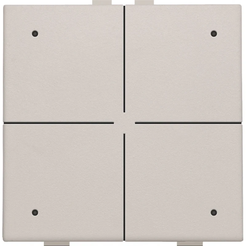 Niko Drukknop met led en comfortsensoren Home Control grijs inbouw 102-52204